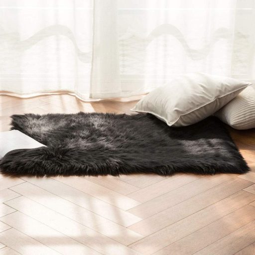 MIULEE Puha Szőrme Szőnyeg Meleg Modern Padlóalátét Kanapéhoz Ágyhoz Hosszú Szálú Kényelmes