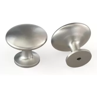   LONTAN 10 db rozsdamentes acél bútor gomb, ezüst konyhai fogantyú szett