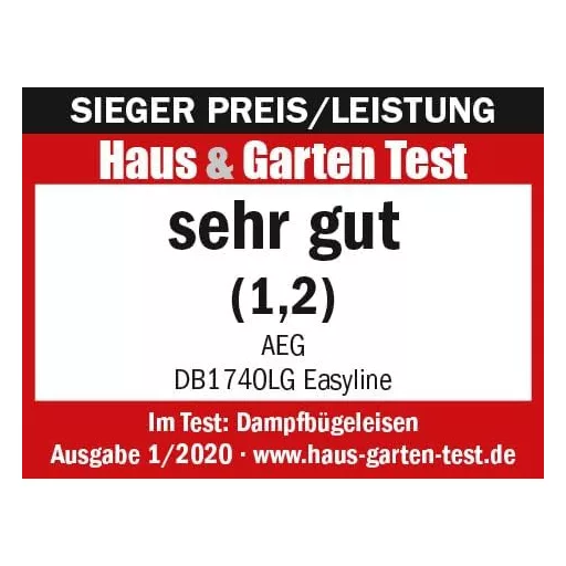 AEG gőzölős vasaló gőzlöket 30g/perc fehér-zöld 250ml tartály