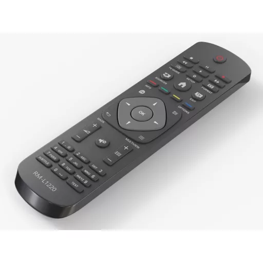 FOXRMT Univerzálny diaľkový ovládač pre Philips TV – Kompatibilný so všetkými 4K, UHD, HDR, Smart TV modelmi – Jednoduché použitie s dosahom 10 m