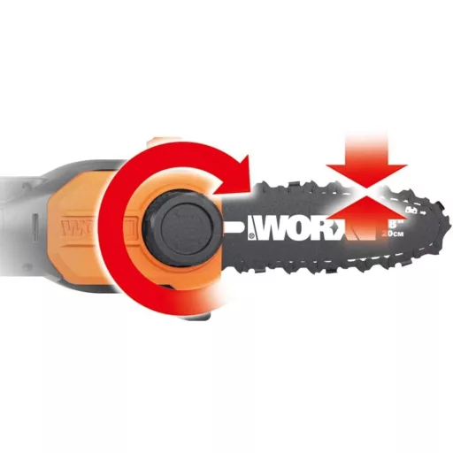 Worx WG908E 20V Max akkus teleszkópos sövényvágó és ágvágó