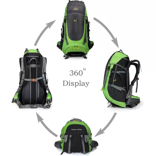 Rucsac de trekking Doshwin 70L pentru bărbați și femei, ideal pentru camping și călătorii
