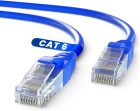Mr. Tronic 30 méteres Cat6 UTP kék ethernet kábel, RJ45 csatlakozókkal