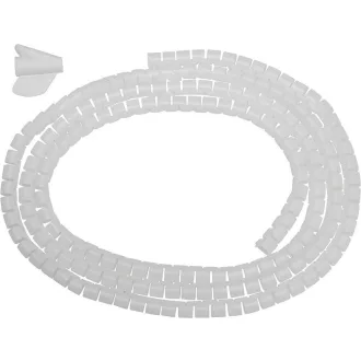   Spiralni organizator kabela 2m - Bijeli, Izvlakač kabelskih snopova