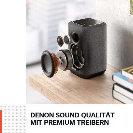 Denon Home 150 WiFi Multiroom HiFi Hangszóró HEOS Alexa Fehér