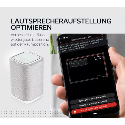 Denon Home 150 WiFi Multiroom HiFi Hangszóró HEOS Alexa Fehér