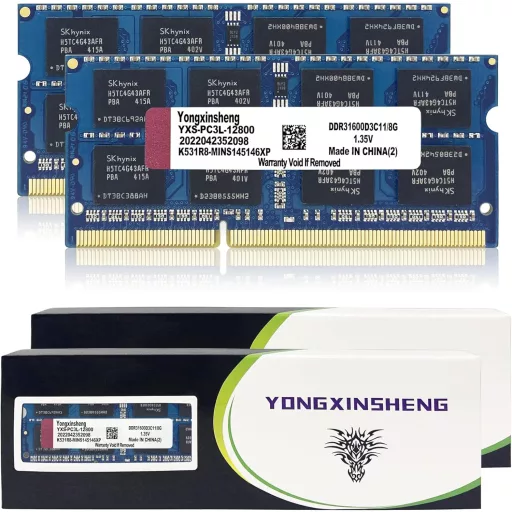Yongxinsheng DDR3 16GB (2x8GB) Laptop RAM 1600MHz SODIMM Memorija Plava