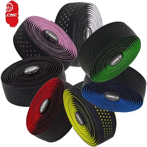 CNC Kerékpár Kormányszalag 2db Fekete/Kék/Zöld/Piros/Pink/Sárga/Rainbow
