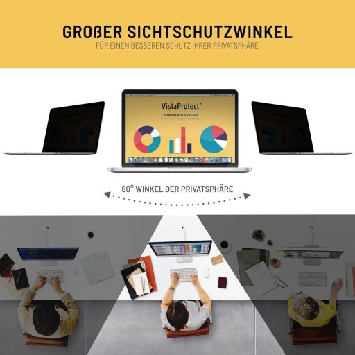 VistaProtect Premium Adatvédelmi Szűrő Microsoft Surface Laptop 3/4/5 13,5" - Kék Fény Szűrő