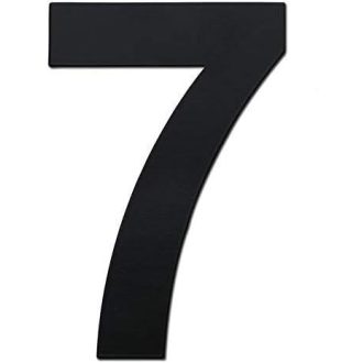 Rozsdamentes Acél Házszám, 7-es szám