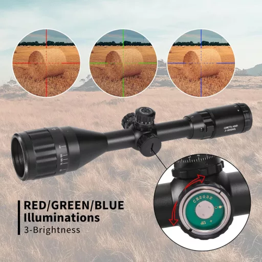 Puškohľad Goetland 3-9x50, Mil-Dot osnova, taktický, poľovnícky, airsoft