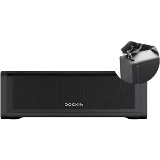   DOCKIN D FINE+ 2 Bluetooth zvučnik, 50W, IPX5 vodootporan, 16 sati reprodukcije, s funkcijom powerbanka, 3 DSP ekvilizatora, crni