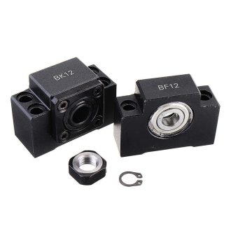   2 darabos BK12 BF12 Golyócsavar Támogató SFU1605 SFU1610 CNC XYZ Alkatrészek