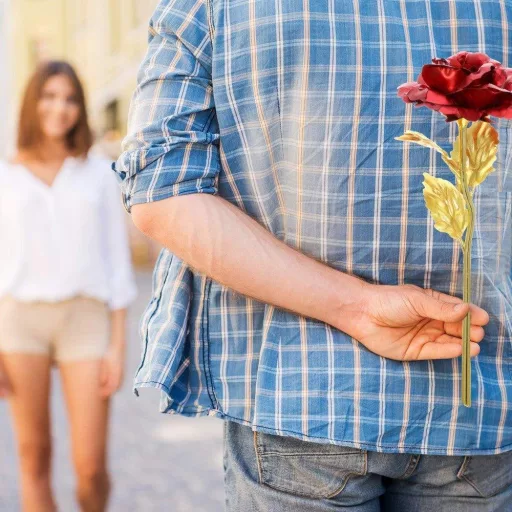 Galaxy pozlaćena ruža s okvirom za fotografije 25cm - Valentinovo poklon set