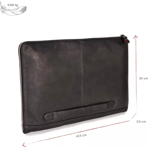 Husă de piele Donbolso London pentru notes, bărbați și femei