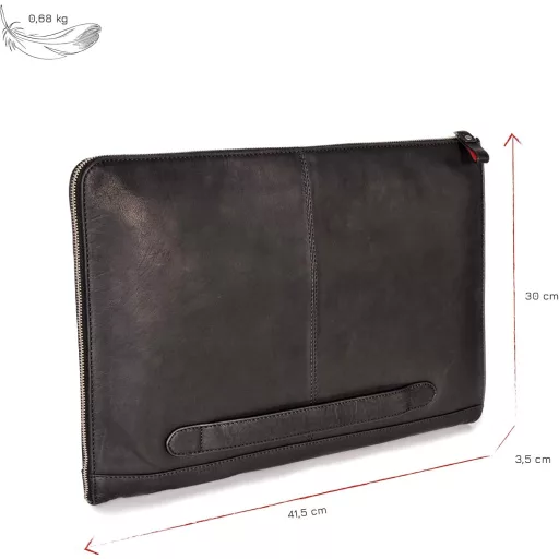 Husă de piele Donbolso London pentru notes, bărbați și femei