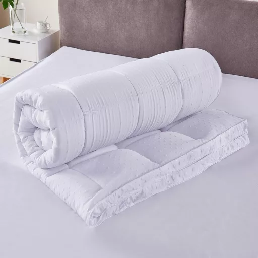 Bedecor Ultra Puha Matracvédő Csúszásmentes 3D Masszázs Buborék Fedéllel - 150 x 200 cm