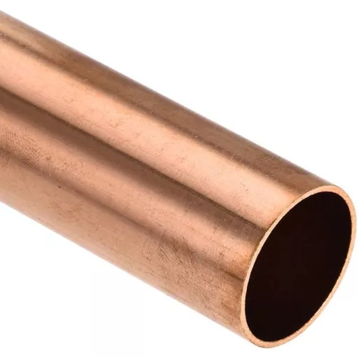 sourcing map Réz kerek cső 24mm OD 1mm falvastagság 10cm hosszú - 24mm x 1mm x 100mm