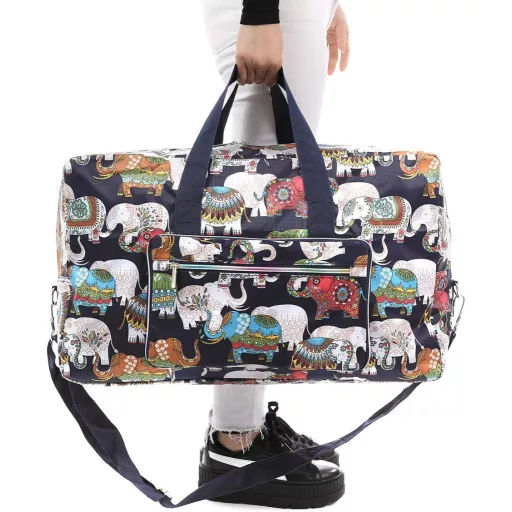 Wennmole Velika Sklopiva Putna Torba - Ženska Vikend Torba za Djevojke i Djecu - Ručna Prtljaga Sportska Torba 55x25x35 cm