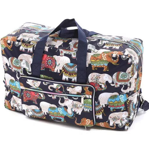 Wennmole Nagy Méretű Összecsukható Utazótáska - Női Hétvégi Túratáska Lányoknak és Gyerekeknek - Kézipoggyász Sporttáska 55x25x35 cm