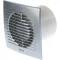 EUROPLAST 100mm Fürdőszobai Ventilátor Páratartalom Érzékelővel és Időzítővel Ezüst