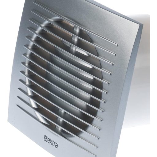 EUROPLAST 100mm Fürdőszobai Ventilátor Páratartalom Érzékelővel és Időzítővel Ezüst