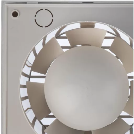 EUROPLAST 100mm Fürdőszobai Ventilátor Páratartalom Érzékelővel és Időzítővel Ezüst