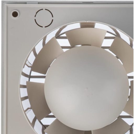 EUROPLAST 100mm Fürdőszobai Ventilátor Páratartalom Érzékelővel és Időzítővel Ezüst