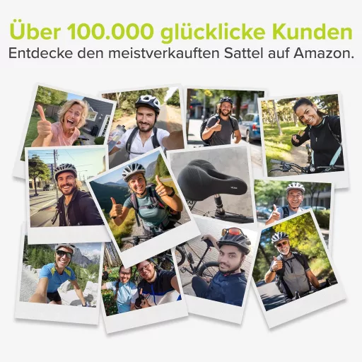 Șa de Bicicletă Ergonomică VELMIA Sistem 3 Zone Suspensie Absorție Șoc MTB Gravel