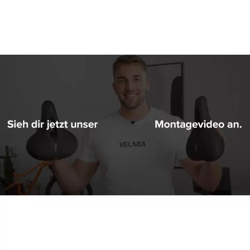 Șa de Bicicletă Ergonomică VELMIA Sistem 3 Zone Suspensie Absorție Șoc MTB Gravel