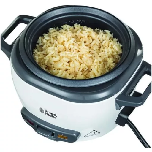 Russell Hobbs 0,4 literes mini rizsfőző, melegen tartás funkcióval, teflon bevonatú levehető edénnyel