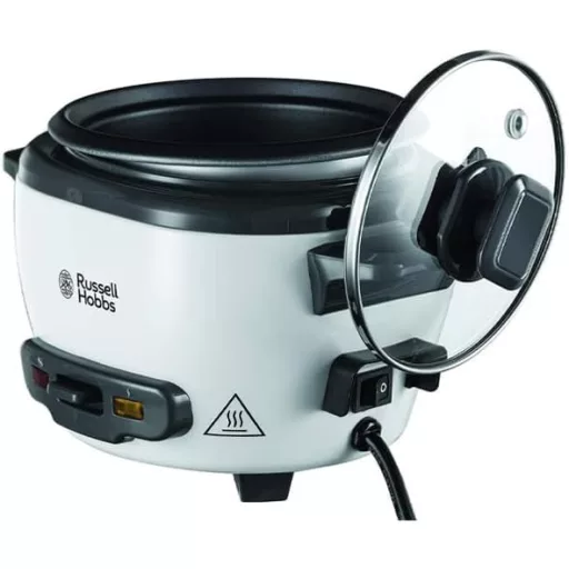 Russell Hobbs 0,4 literes mini rizsfőző, melegen tartás funkcióval, teflon bevonatú levehető edénnyel