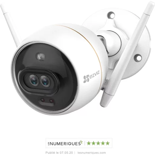 EZVIZ Dual Lens kültéri biztonsági kamera 1080P, színes éjszakai látás, mozgásérzékelés, sziréna, IP67