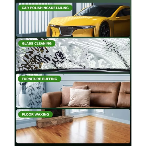 Mașină de polish excentrică Ginour 900W - 6 trepte de viteză, 5 bureți de polish, mâner D detașabil, cablu de 4,5m, pentru polisharea mașinilor, bărcilor, motocicletelor