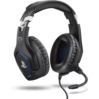 Herné slúchadlá Trust Gaming GXT 488 FORZE PS4, čierne