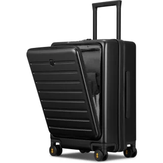   Valiză de călătorie LEVEL8 cu compartiment pentru laptop, bagaj de cabină ușor, cu încuietoare TSA