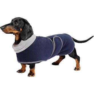   Geyecete Téli Kutyakabát Melegítő Fleece Béléssel Állítható Pántokkal