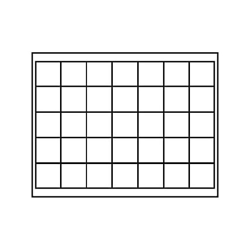 LINDNER Alumínium Érmetartó Bőrönd 210 Érmének/Érmekapszulának 36mm Átmérőig - 20 Eurós, 10 Eurós Ezüst vagy 2 Eurós Érmékhez