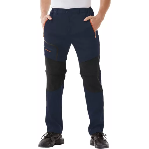 Pantofi de drumeție convertibili pentru bărbați ZOEREA, pantaloni outdoor cu uscare rapidă, pantaloni funcționali ușori.