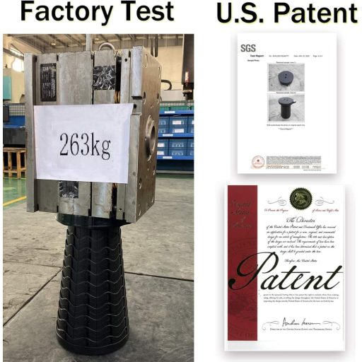 Hesanzol Hordozható Teleszkópos Szék Kék, Összecsukható Kemping Szék Horgászathoz Túrázáshoz Utazáshoz, 180kg Teherbírás