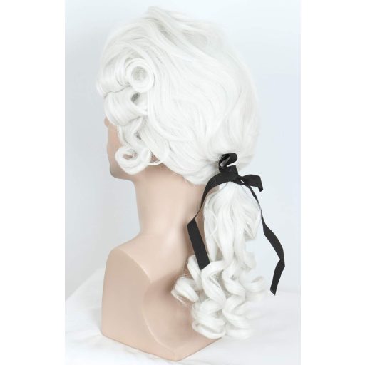 Linfairy kučeravá právnická parochňa biela blond Halloween kostým cosplay párty