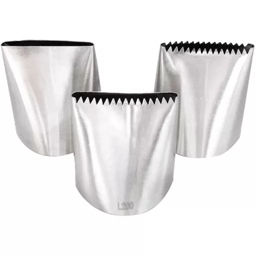 Symphonyw 3 részes tortadekoráló szett rozsdamentes acél csőrök