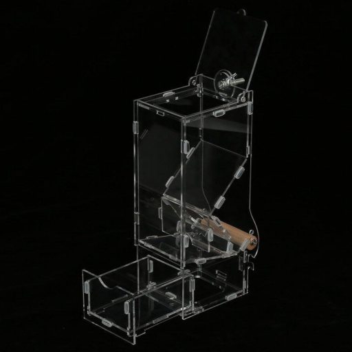 Akril madár automata etető kisebb madarak számára