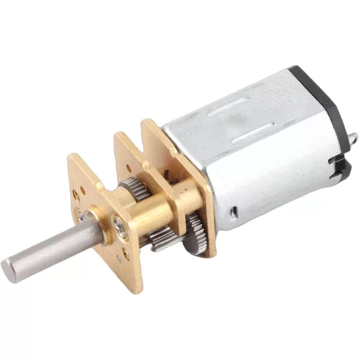 Motor Reductor Garosa GA12-N20 DC 3V 500 RPM cu Angrenaje Metalice, Funcționare Silențioasă și Cuplu Mare