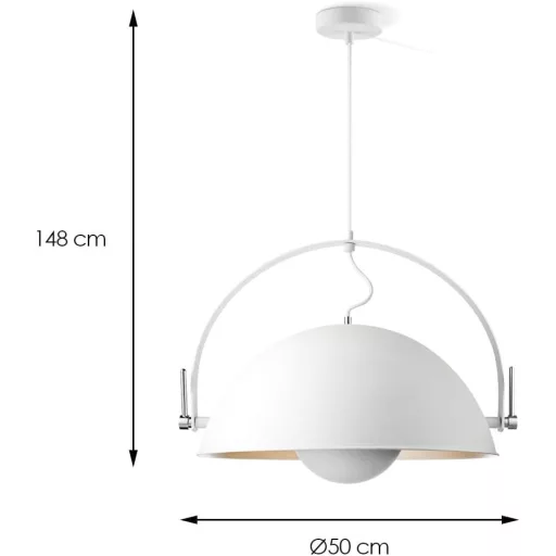 Home Sweet Home Collection Fabriq Bow függőlámpa fehér 50cm E27 LED