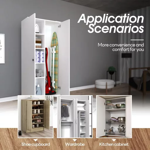 Set balamale AOLISHENG pentru uși de dulap - Balamale cu amortizare automată și reglare 3D, capacitate portantă 35 kg, 2 buc. - Feronerie pentru mobilă de bucătărie