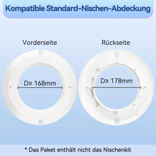 LyLmLe 35W RGB LED medence lámpa PAR56, IP68 vízálló, 2 db, távirányítóval