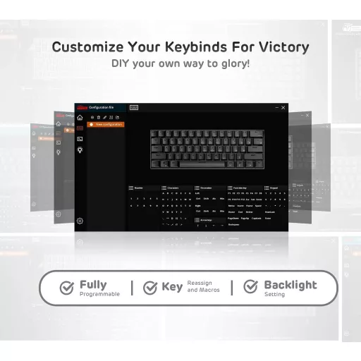 RK Royal Kludge RK61-US 60% Mehanička Tipkovnica Bežična Bluetooth USB