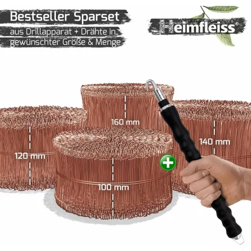 Heimfleiss Fúrógép Kiegészítő és Szemcsavar Fúró Drót Szett