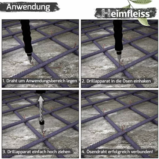 Heimfleiss Fúrógép Kiegészítő és Szemcsavar Fúró Drót Szett